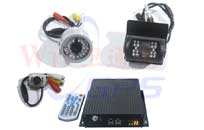 4Ways GPS SD Card On-Board Video Recorder Network Infrared Alarm Camera